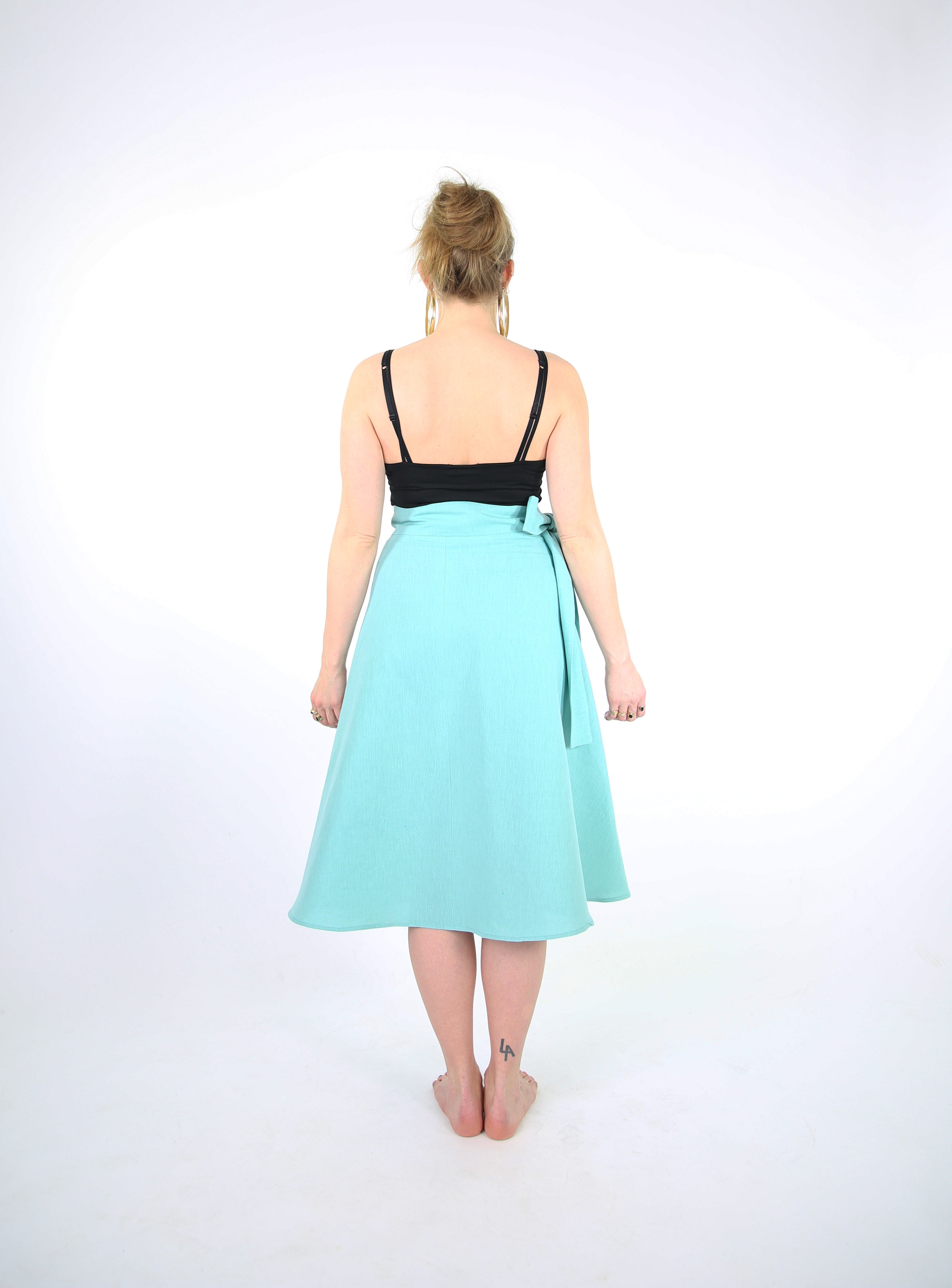 Säädettävä pellavahame