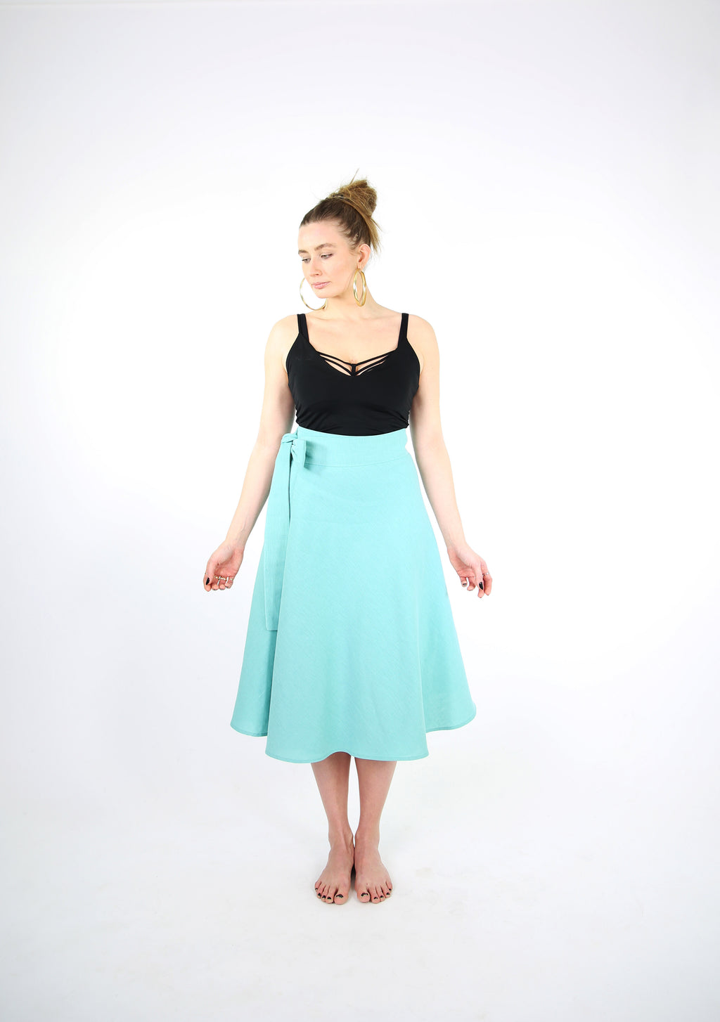 Säädettävä pellavahame