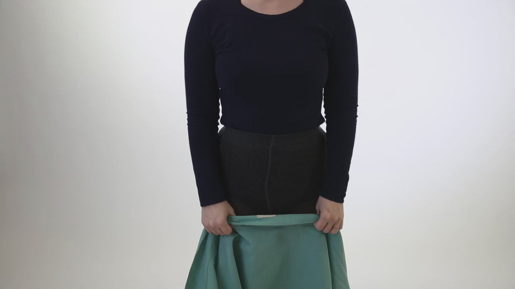 Säädettävä pellavahame