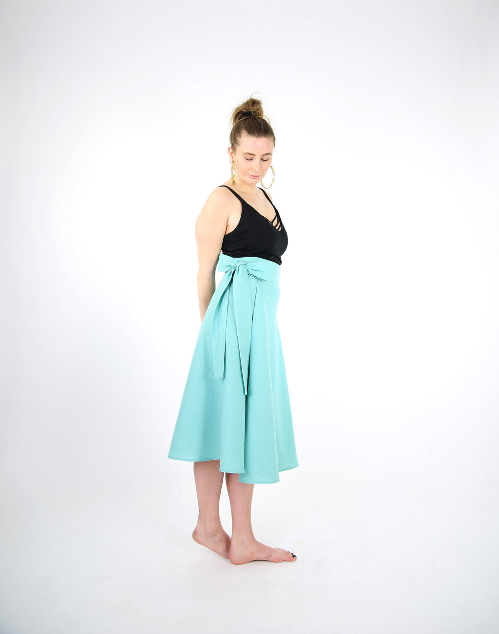 Säädettävä pellavahame