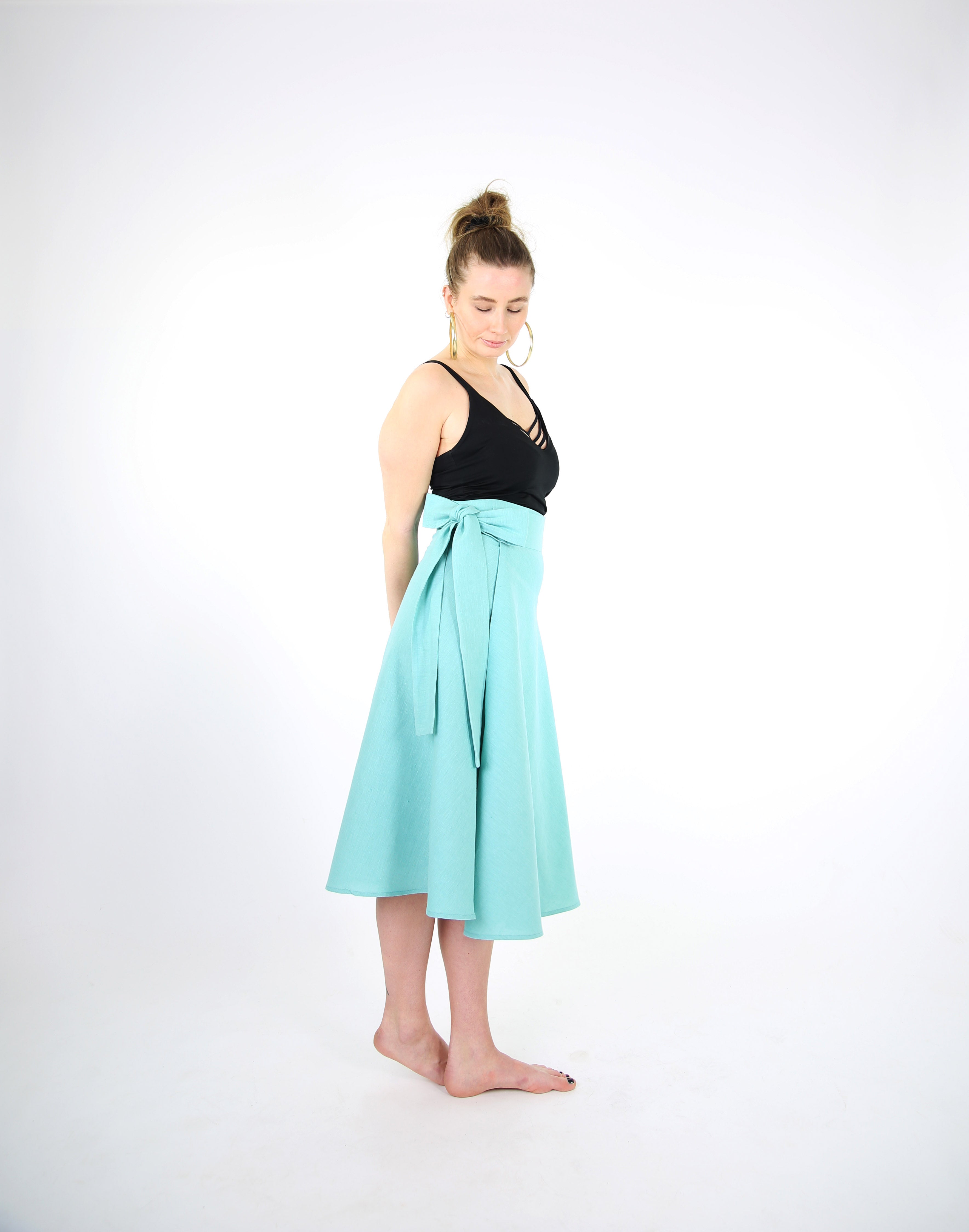 Säädettävä pellavahame